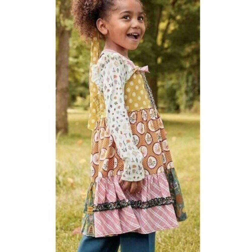 Matilda Jane Boho Patchwork Austin Rivers Knot Dress Size 4 2 sets available twi